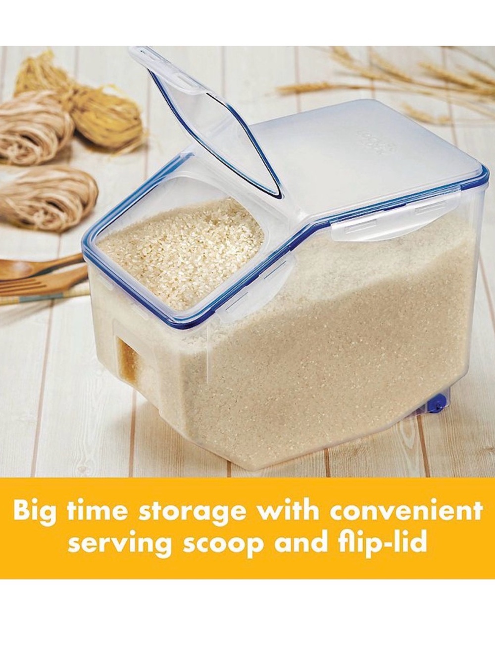 LocknLock Easy Essentials Pantry 50-Cup Food Storage Container - Picture 2 of 10